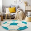 lucas-gulvtaeppe-i-turkis-med-kant-fra-rugs-by-uniquebeds-ho-FUN1001006001TURKIS-1 Lucas Gulvtæppe