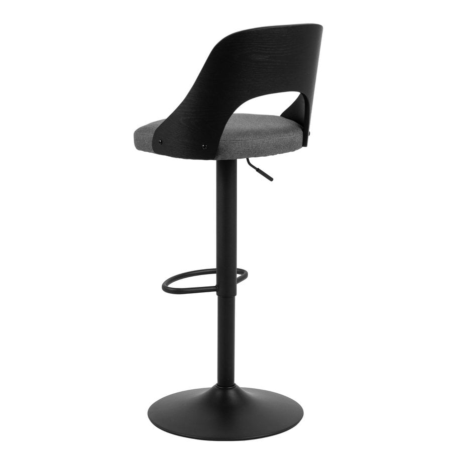 lucy-barstol-i-mrkegr-stof-og-bejdset-sort-egetr-med-drejefunktion-fod-0000103965-4 Lucy Barstol Mørkegrå Stof Bejdset Sort