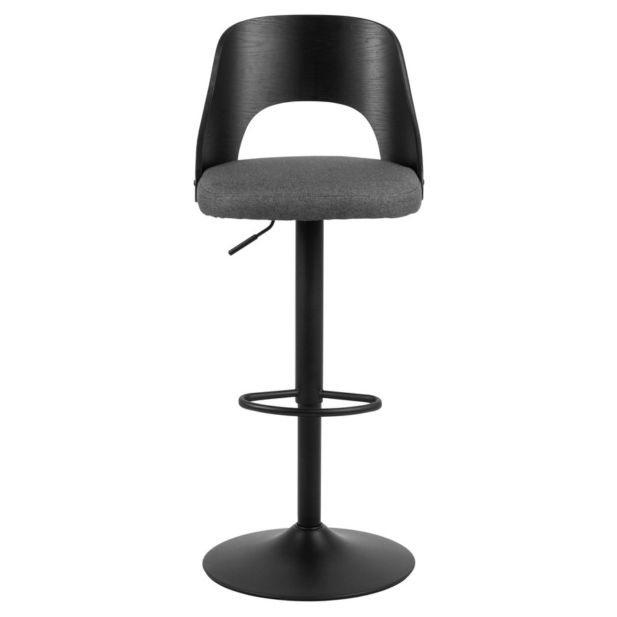 lucy-barstol-i-mrkegr-stof-og-bejdset-sort-egetr-med-drejefunktion-fod-0000103965-5 Lucy Barstol Mørkegrå Stof Bejdset Sort
