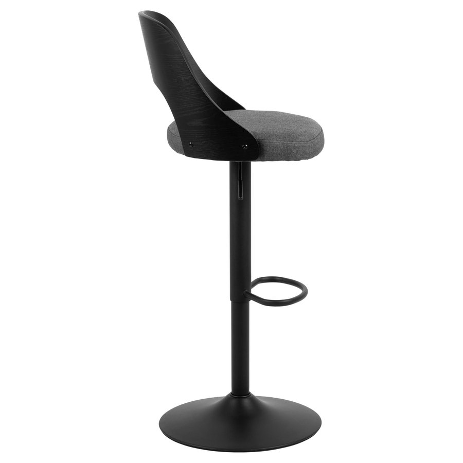 lucy-barstol-i-mrkegr-stof-og-bejdset-sort-egetr-med-drejefunktion-fod-0000103965-8 Lucy Barstol Mørkegrå Stof Bejdset Sort