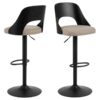 lucy-barstol-i-sand-stof-og-sort-egetr-med-drejefunktion-fodsttte-og-g-0000103964-3 Lucy Barstol Sand Stof Sort Egetræ