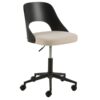 lucy-skrivebordsstol-i-beige-stof-med-blde-bremsehjul-drejefunktion-og-0000108234-5 Lucy Skrivebordsstol Beige Stof Bløde Bremsehjul