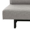 Malling Sovesofa Lysegrå Stof Udtræksseng Stel