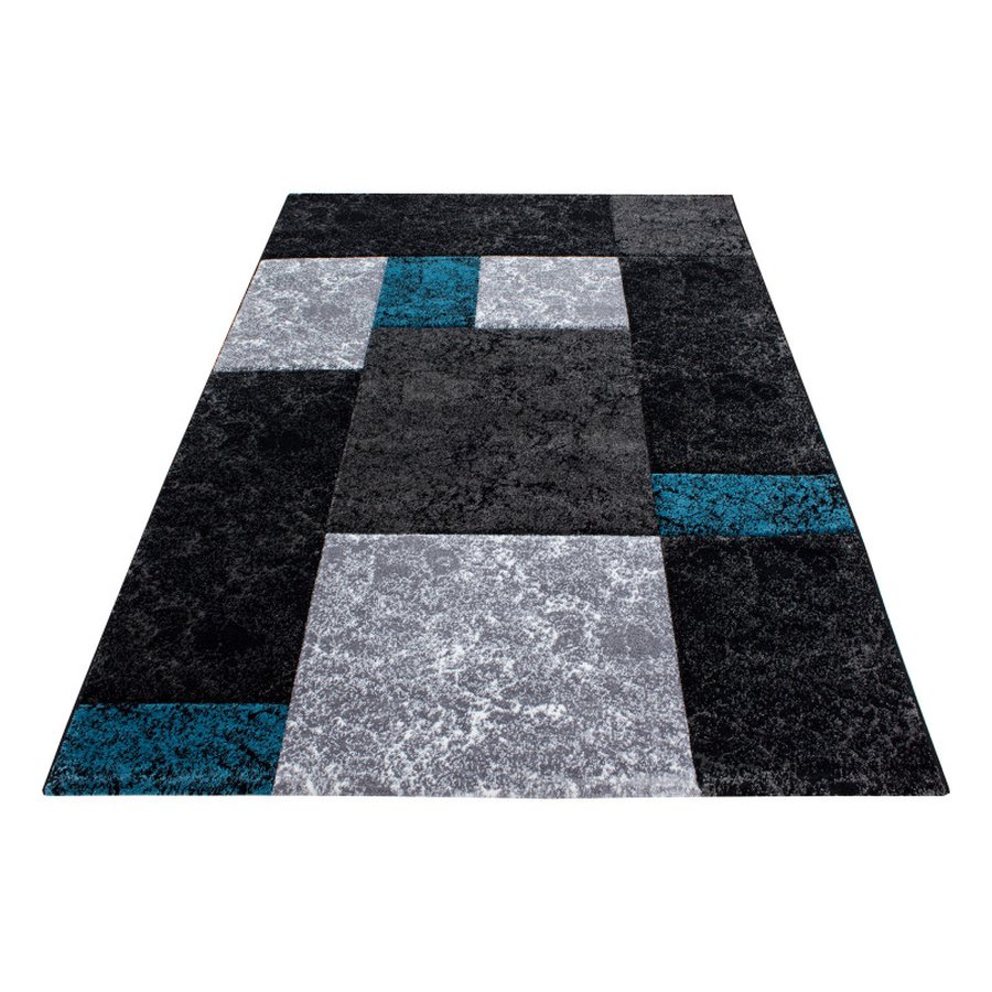 mason-gulvtaeppe-i-turkis-med-kant-fra-rugs-by-uniquebeds-ho-HAWAII1201701330TURKIS-3 Mason Gulvtæppe