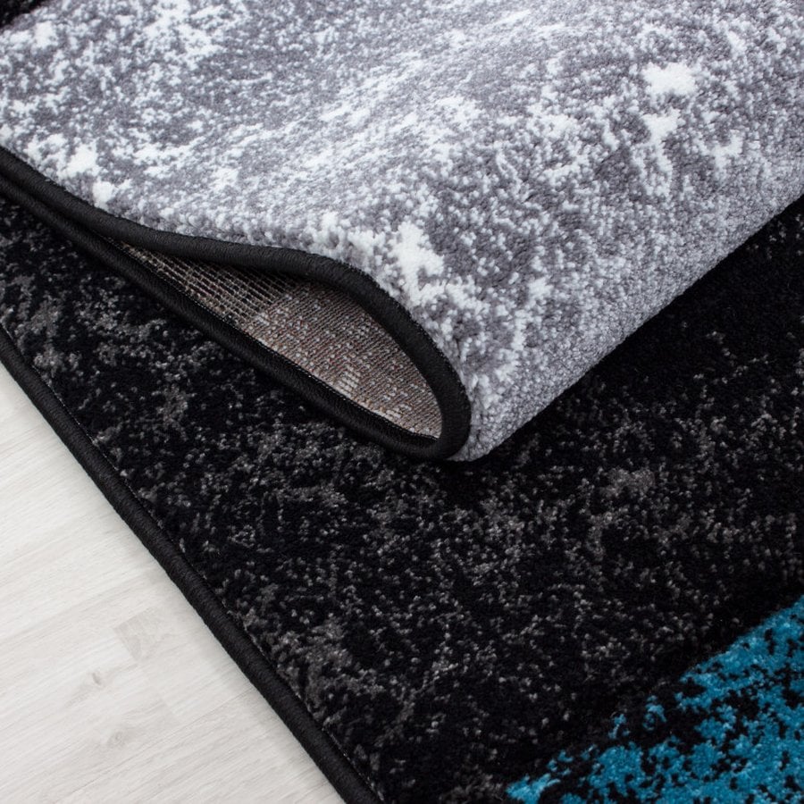 mason-gulvtaeppe-i-turkis-med-kant-fra-rugs-by-uniquebeds-ho-HAWAII1602301330TURKIS-5 Mason Gulvtæppe