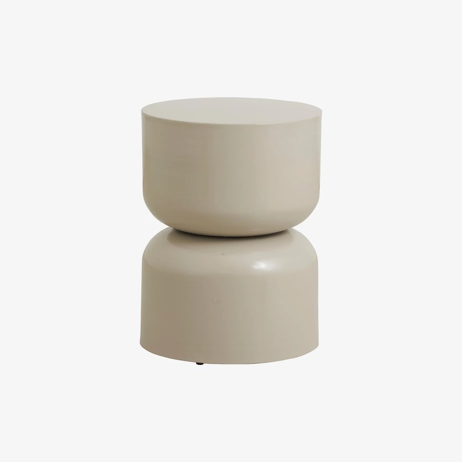 MATKA Sidebord i Metal fra Nordal | Grå | Ø36x50 cm hos uniquebeds, home & living - Billede 1