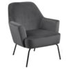 melissa-lounge-stol-i-mrkegr-stof-med-armln-og-stel-i-sort-stl-fra-act-0000090653-3 Melissa Lounge Stol Mørkegrå Stof Armlæn