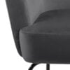 melissa-lounge-stol-i-mrkegr-stof-med-armln-og-stel-i-sort-stl-fra-act-0000090653-8 Melissa Lounge Stol Mørkegrå Stof Armlæn