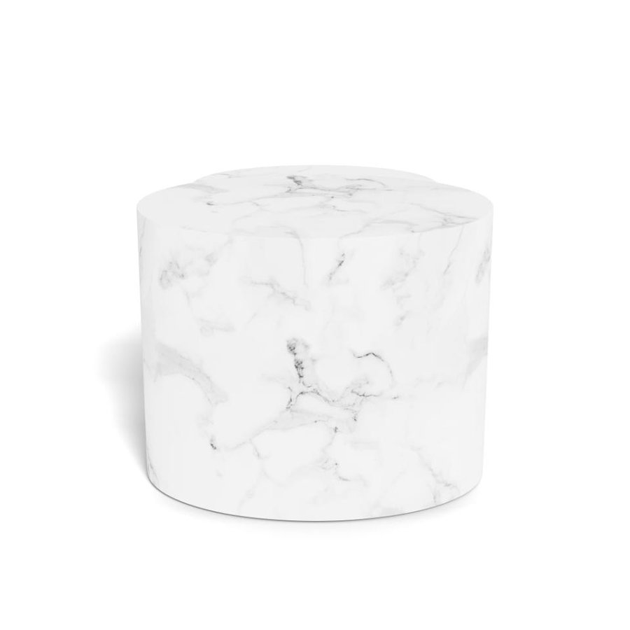 Mice Oval Sofabordssæt Hvid Marmor Carrara