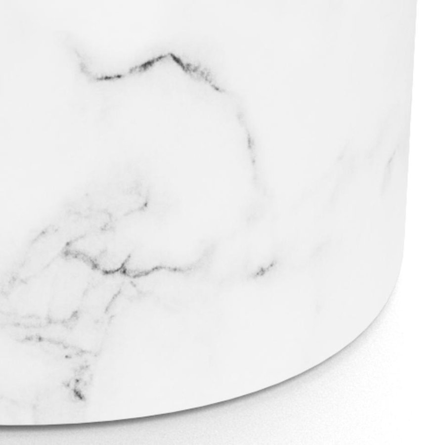 Mice Oval Sofabordssæt Hvid Marmor Carrara