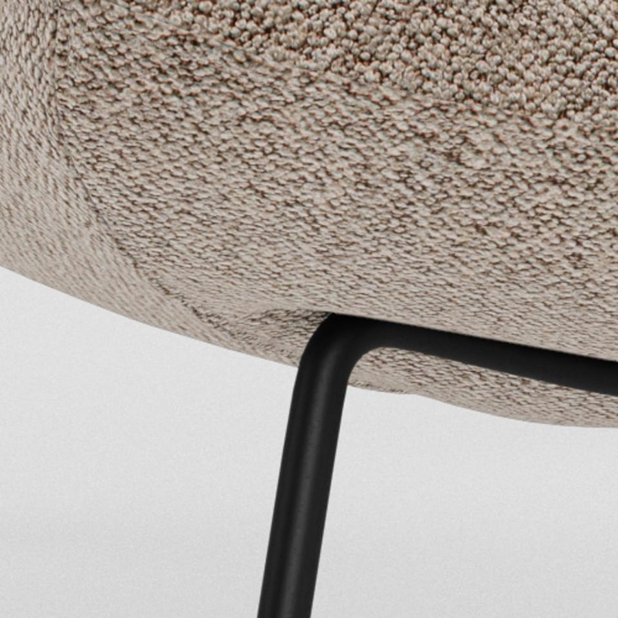 Milford Lounge Stol Beige Stof Horisontal
