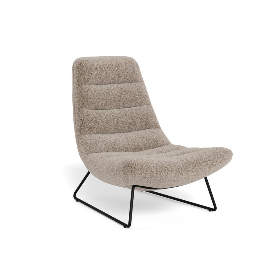 Milford Lounge Stol Beige Stof Horisontal