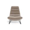 Milford Lounge Stol Beige Stof Horisontal