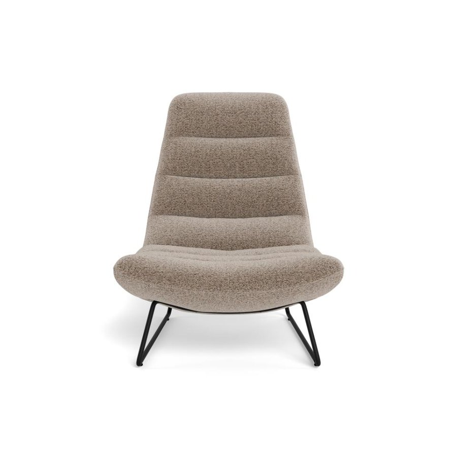 Milford Lounge Stol Beige Stof Horisontal