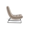 Milford Lounge Stol Beige Stof Horisontal
