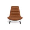 Milford Lounge Stol Cognac Stof Horisontal