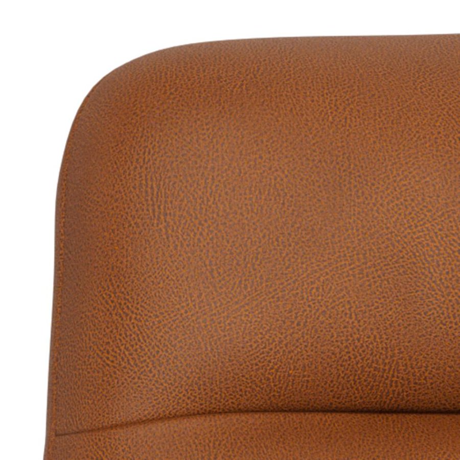 Milford Lounge Stol Cognac Stof Horisontal
