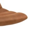 Milford Spisebordsstol Cognac Stof Drejefunktion Stel