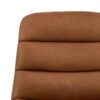 Milford Spisebordsstol Cognac Stof Drejefunktion Stel