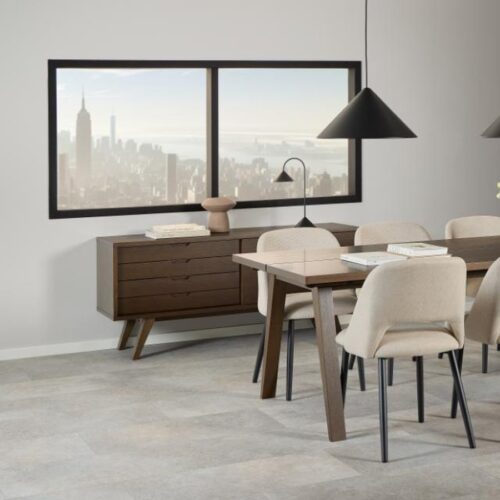 A Line Skænk Røg Egetræ Skuffeskinner