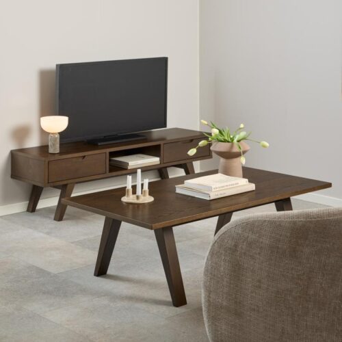 A Line Tv Bord Røg Egetræ