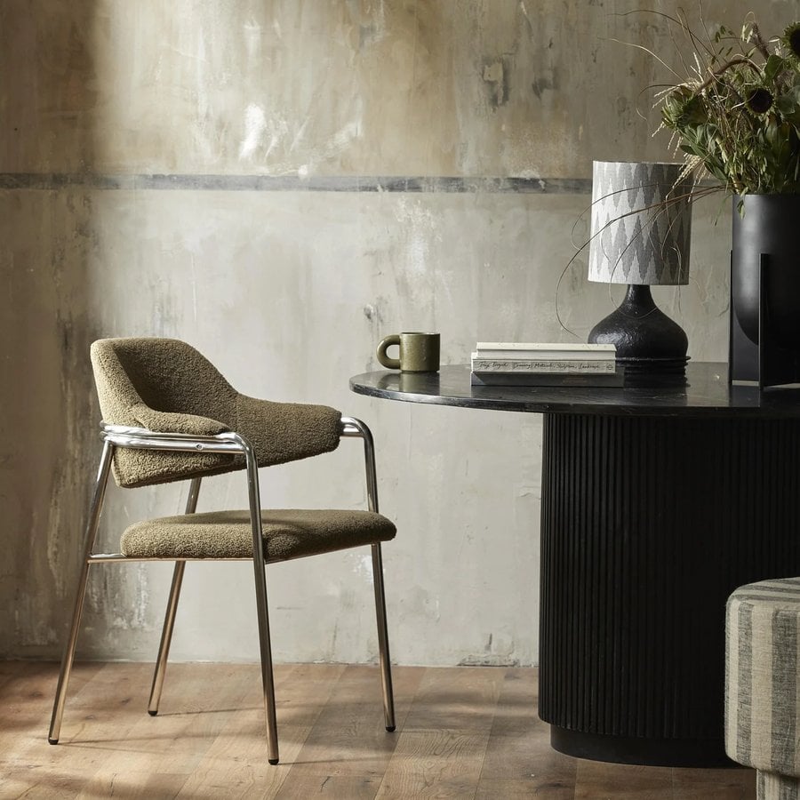 miljoe-albert-stol-i-grn-mbelstof-med-rustfri-stlstel-fra-nordal-59x56x84-cm-4 ALBERT Stol i Grøn Møbelstof med Rustfri Stålstel fra Nordal | 59x56x84 cm hos uniquebeds, home & living - Billede 4