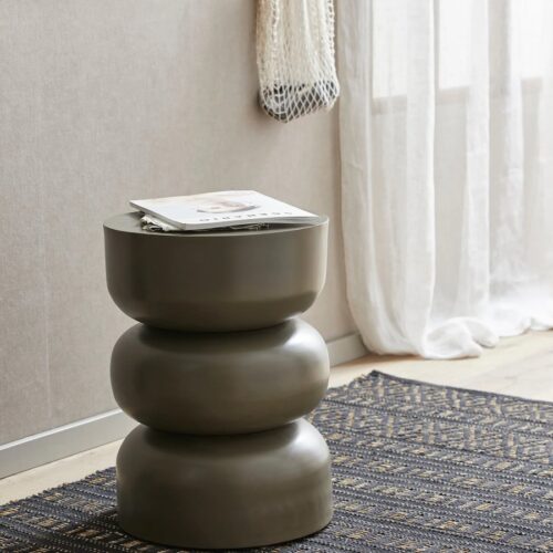 ALMA Sidebord i Metal fra Nordal | Grøn | Ø36x50 cm hos uniquebeds, home & living - Billede 3