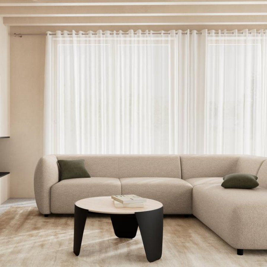 Altea Sofabord Beige Keramik Stel Sort