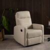 Asila Recliner Beige Stof Manuel Udløser