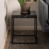 Barossa Sofabord Sort Mdf Stel Sort