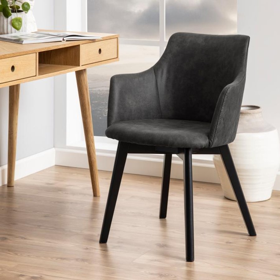 miljoe-bella-spisebordsstol-i-antracit-stof-med-armln-og-stel-i-sort-egetr-fr-0000087546-3 Bella Spisebordsstol Antracit Stof Armlæn Stel