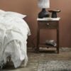 BILLIE Sidebord i Mangotræ med Marmorplade fra Nordal | 40x40x60 cm hos uniquebeds, home & living - Billede 3