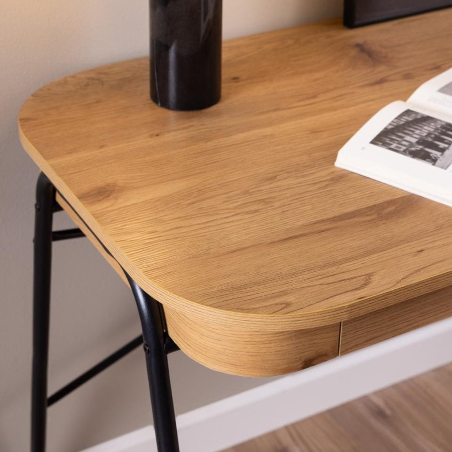 Blueton Skrivebord Mat Vild Eg Stel