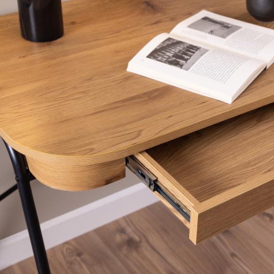 Blueton Skrivebord Mat Vild Eg Stel