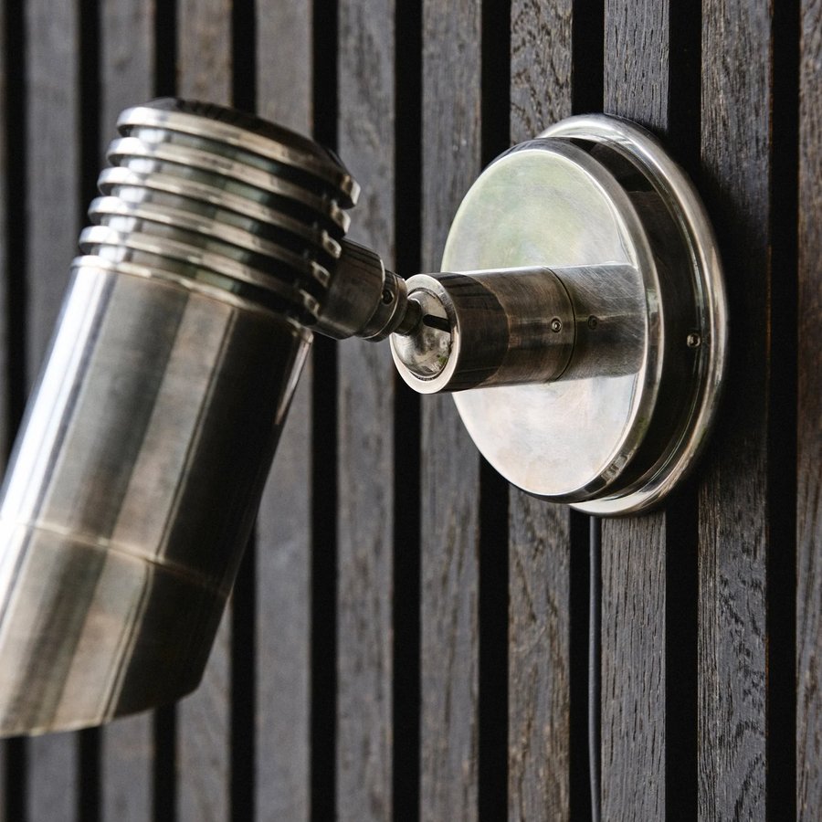 BRAGI Udendørs Væglampe/Spotlys i Metal med Krom Finish fra Nordal | Udendørs | Krom hos uniquebeds, home & living - Billede 3