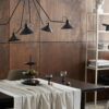 miljoe-brimo-pendel-i-sortlakeret-mteal-med-messing-detaljer-5-arme-fra-norda-3 BRIMO Pendel i Sortlakeret Mteal med Messing Detaljer & 5 Arme fra Nordal | Sort, Guld hos uniquebeds, home & living - Billede 3