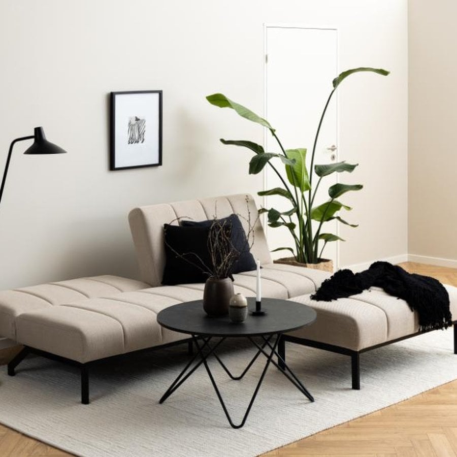 Caix Sovesofa Beige Stof Click Clack