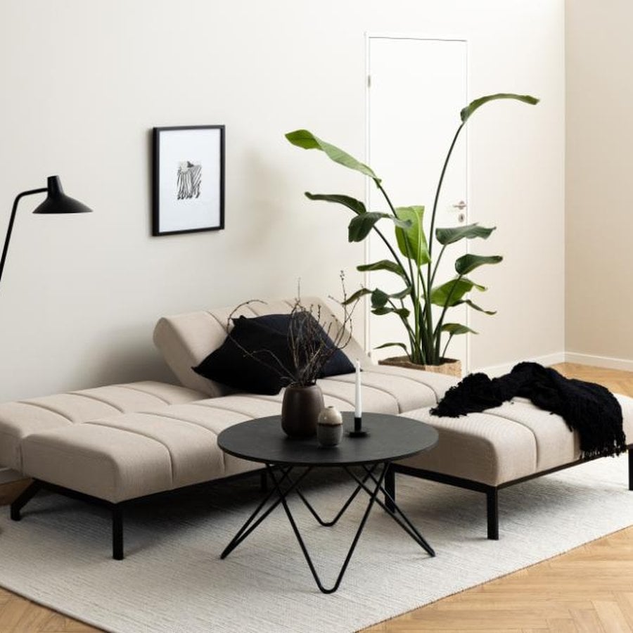 Caix Sovesofa Beige Stof Click Clack