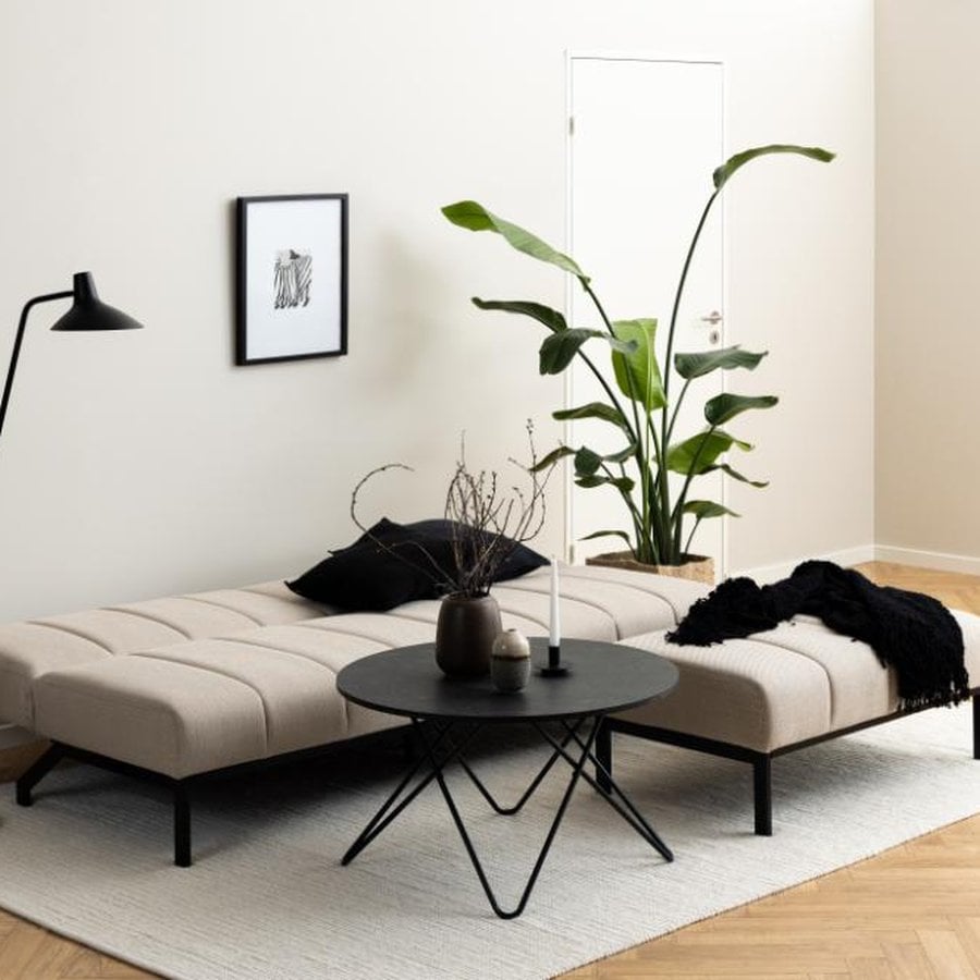 Caix Sovesofa Beige Stof Click Clack