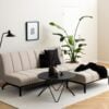 Caix Sovesofa Beige Stof Click Clack