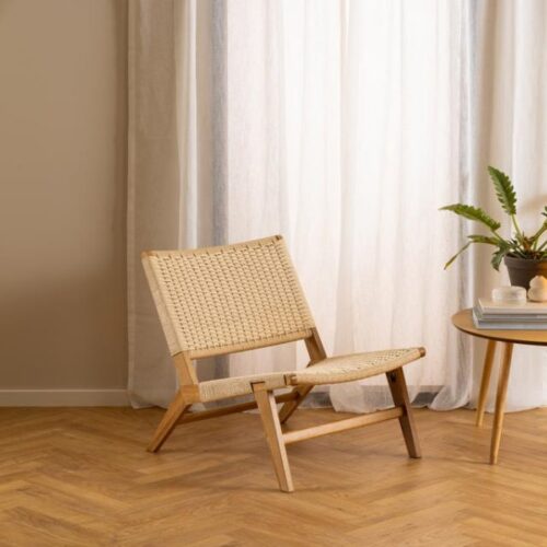 Carson Lounge Stol Off White Papirflet