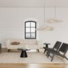Carson Lounge Stol Sort Papirflet Stel