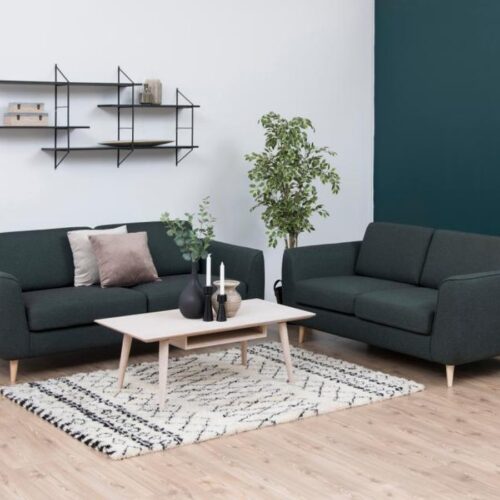 Century Sofabord Hvidpigmenteret Egetræ Stel Hvidpigmenteret