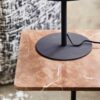CHAO Sidebord med Marmorplade i Rustrød & Sort Metalstel fra Nordal | 40x40x57 cm hos uniquebeds, home & living - Billede 5
