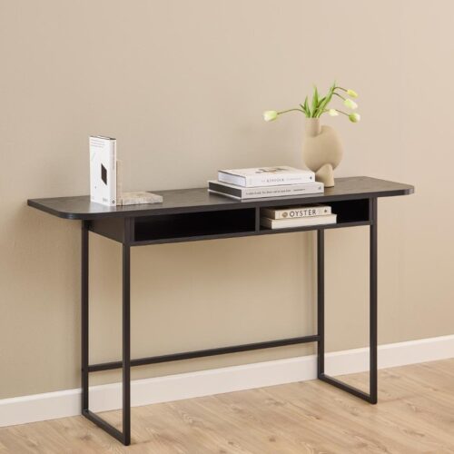 Darlington Konsolbord Sort Ask Stel Sort