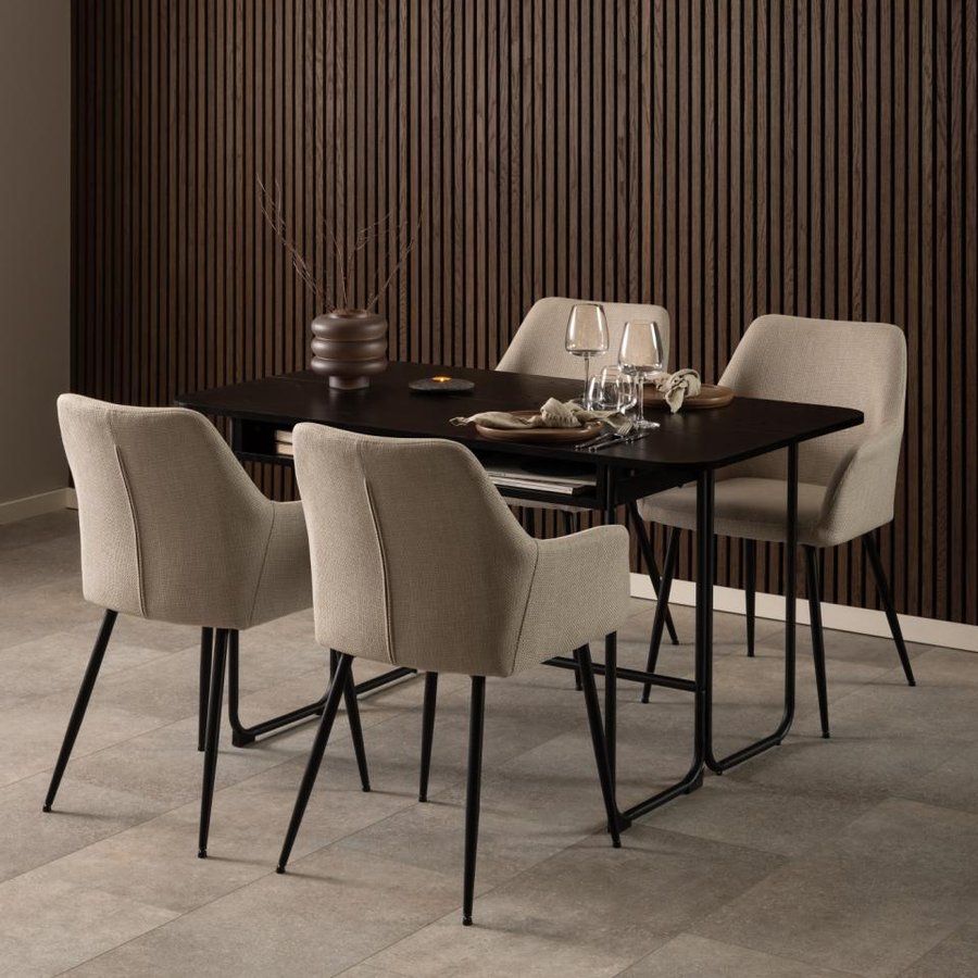 miljoe-darlington-spisebord-i-sort-ask-mdf-stel-i-sort-stl-fra-actona-bdh-40-0000104673-3 Darlington Spisebord Sort Ask Mdf Stel
