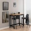 miljoe-demina-counterstol-i-gr-stof-med-fodsttte-og-stel-i-sort-stl-fra-acton-0000089764-1 Demina Counterstol Grå Stof Fodstøtte Stel