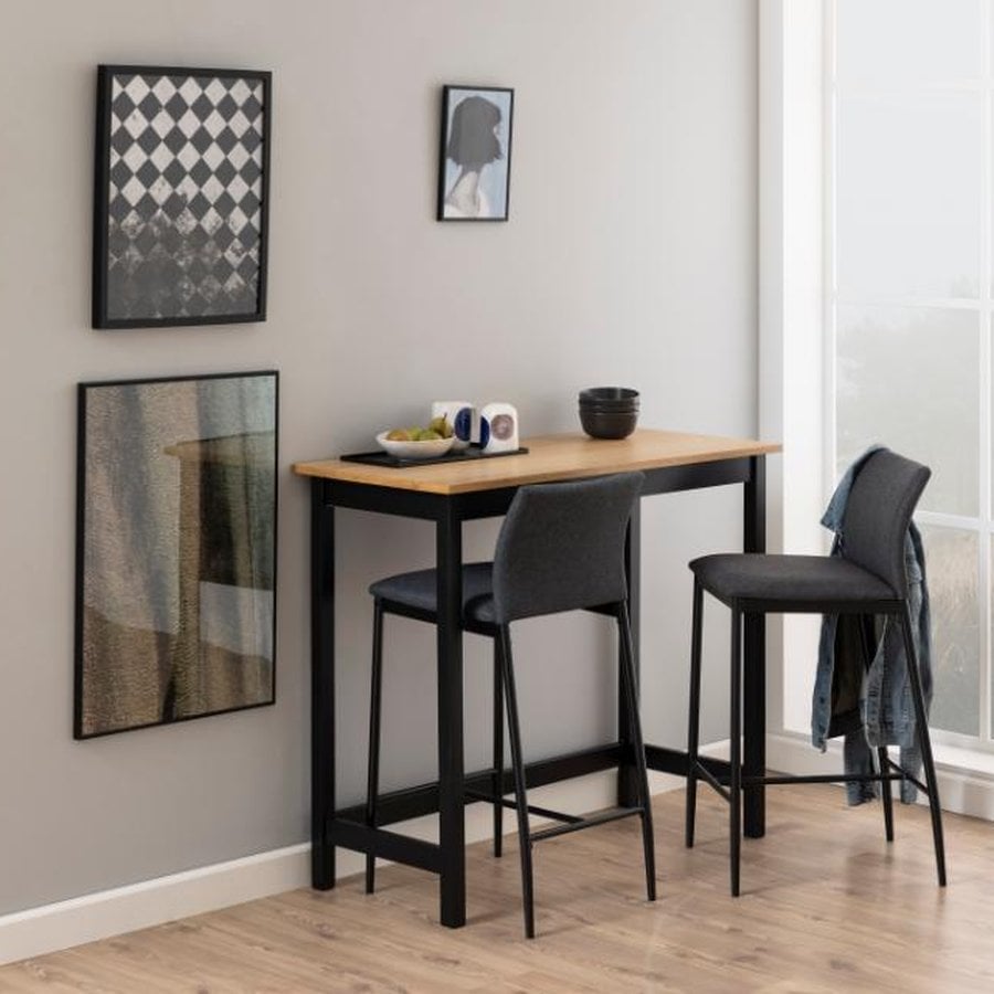 miljoe-demina-counterstol-i-gr-stof-med-fodsttte-og-stel-i-sort-stl-fra-acton-0000089764-1 Demina Counterstol Grå Stof Fodstøtte Stel