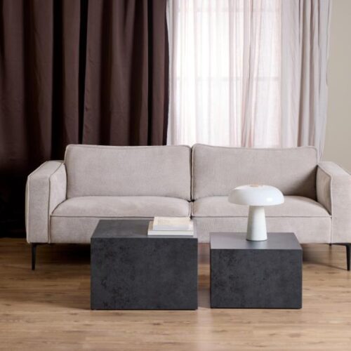 Dice Sofabordssæt Sort Ocean Papir Actona