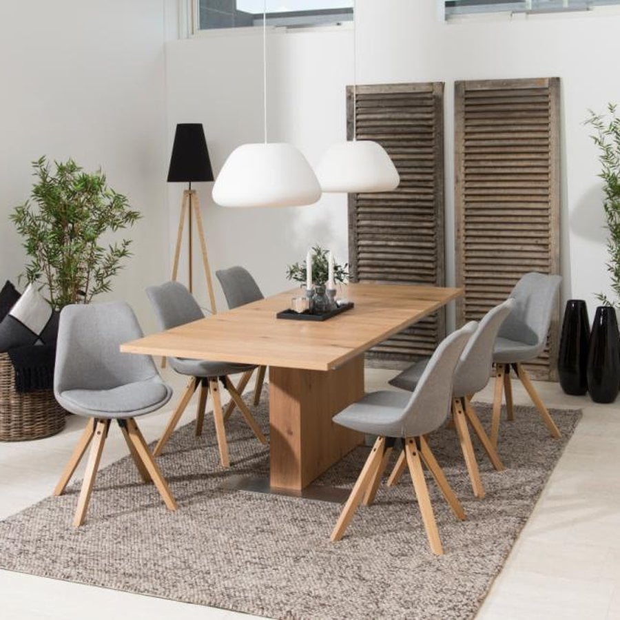 miljoe-dima-spisebordsstol-i-lysegr-stof-med-lynls-og-stel-i-gummitr-fra-acto-0000063760-1 Dima Spisebordsstol Lysegrå Stof Lynlås Stel